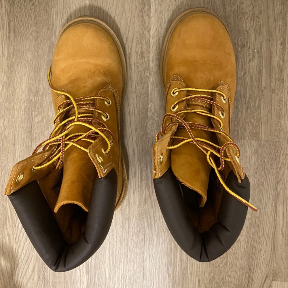 Timberland boots, size 6, beige